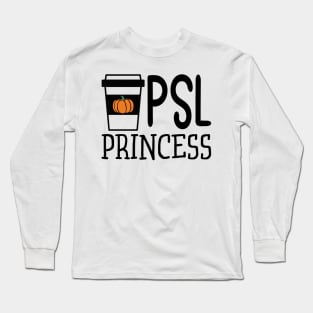 Pumpkin spice latte princess Long Sleeve T-Shirt